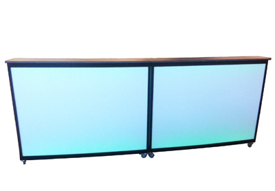 Leuchttheke Essen Akkubetrieb Board Wenge