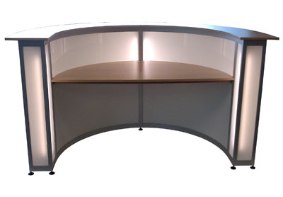 Leuchttheke Halbkreistheke Rheinau