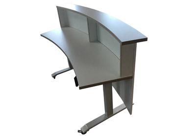 Theke elektrisch h�henvertsellbar Hpl beschichtet